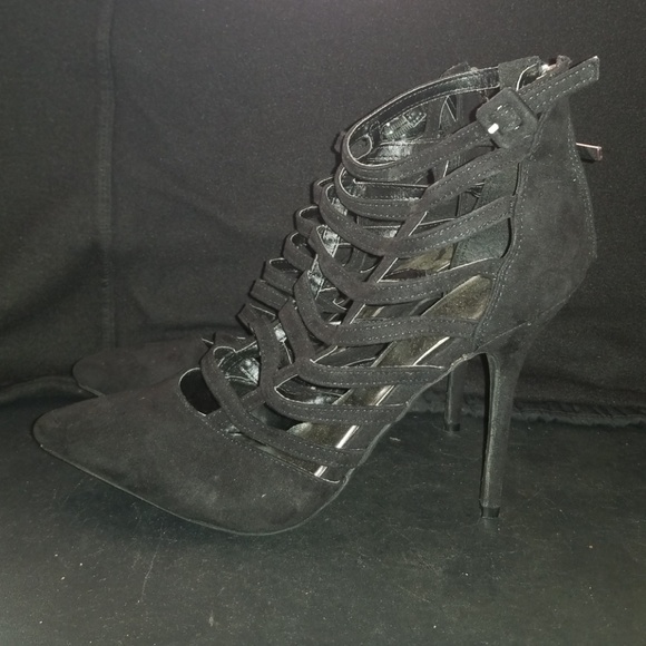 Wild Diva Lounge Open Toe Stiletto Wrap Heel main image 1